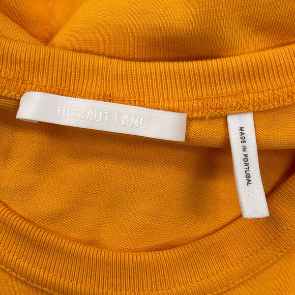Helmut Lang Core Orange cotton jersey Tee T Shirt Size XL B6 - Picture 4 of 6